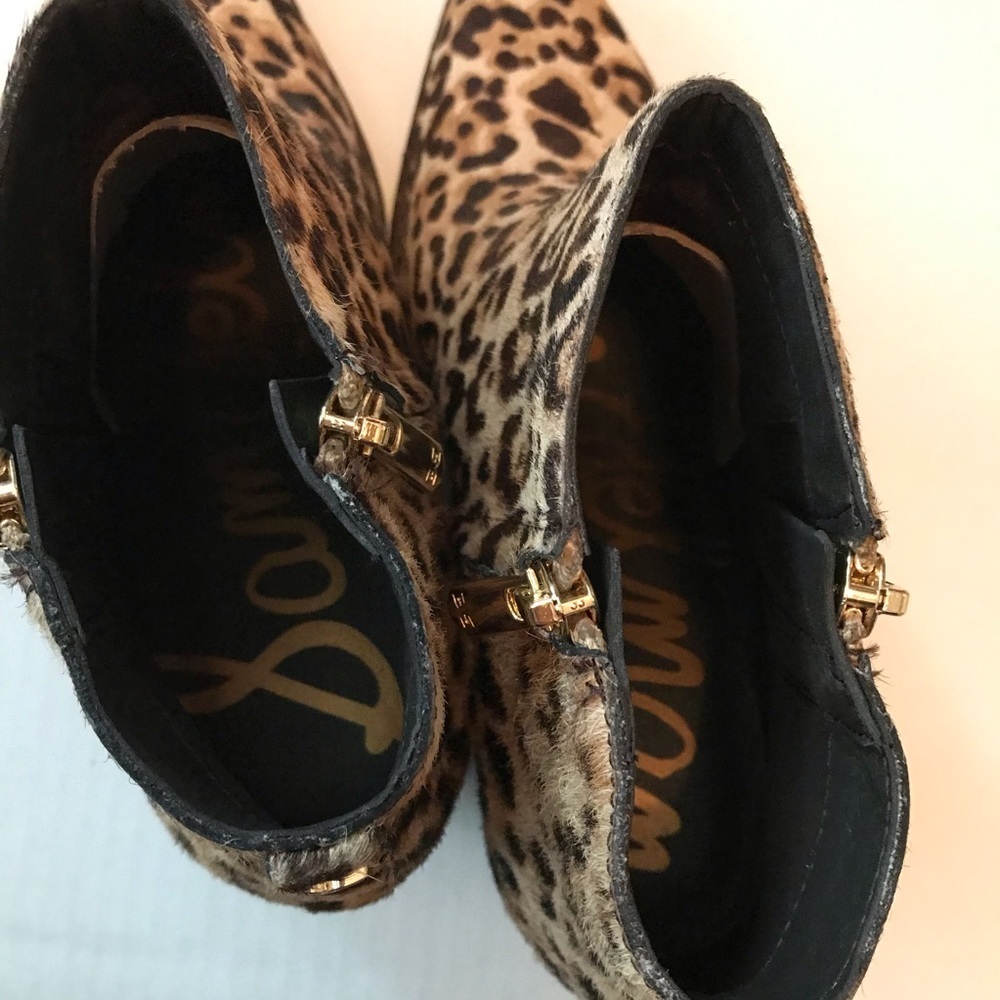 Sam Edelman WALDEN ANKLE BOOTIE sand leopard - Picture 7 of 11